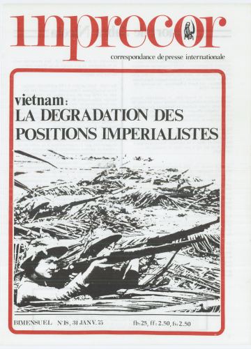Couverture, Inprecor (première série) n° 18
