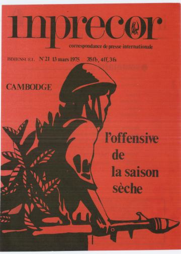 Couverture, Inprecor (première série) n° 21