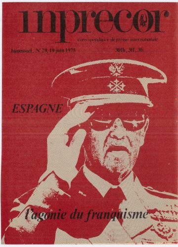 Couverture, Inprecor (première série) n° 29