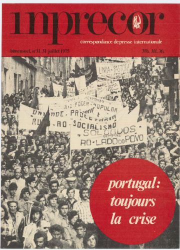 Couverture, Inprecor (première série) n° 32