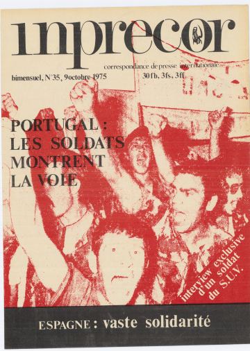 Couverture, Inprecor (première série) n° 35