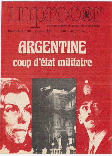 Couverture, Inprecor (première série) n° 49