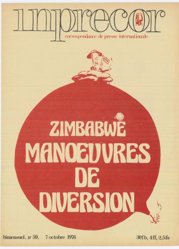 Couverture, Inprecor (première série) n° 59