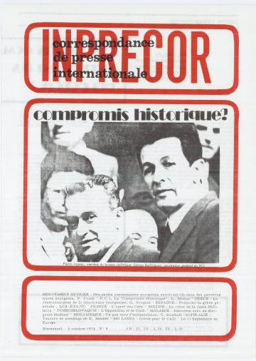 Couverture, Inprecor (première série) n° 9