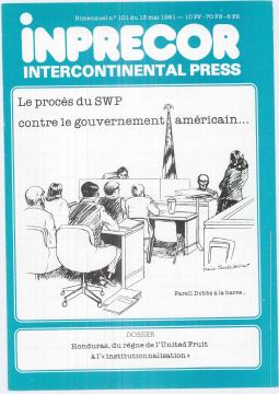 Couverture, Inprecor n° 101