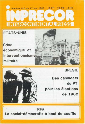Couverture, Inprecor n° 126
