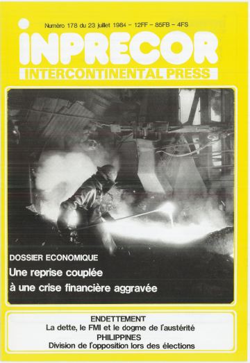 Couverture, Inprecor n° 178