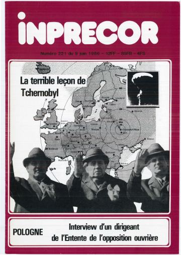 Couverture, Inprecor n° 221