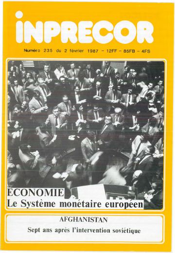 Couverture, Inprecor n° 235
