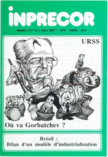 Couverture, Inprecor n° 237