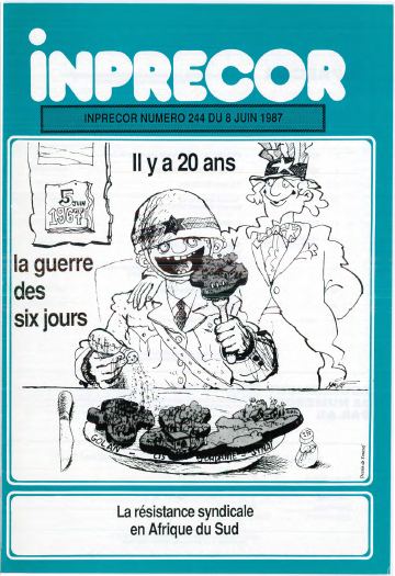 Couverture, Inprecor n° 244