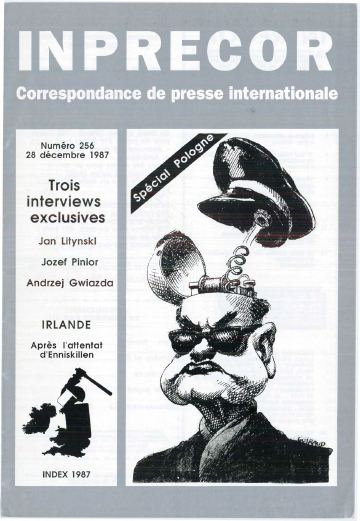 Couverture, Inprecor n° 256