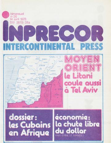 Couverture, Inprecor n° 26