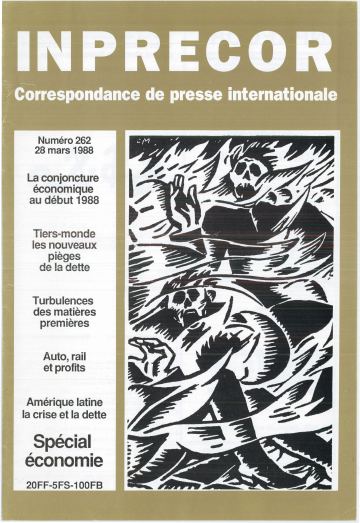 Couverture, Inprecor n° 262
