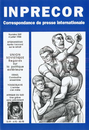 Couverture, Inprecor n° 269