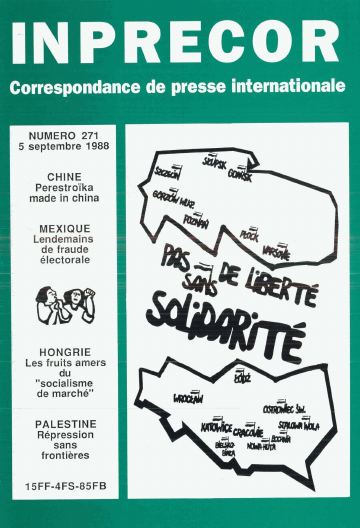 Couverture, Inprecor n° 271