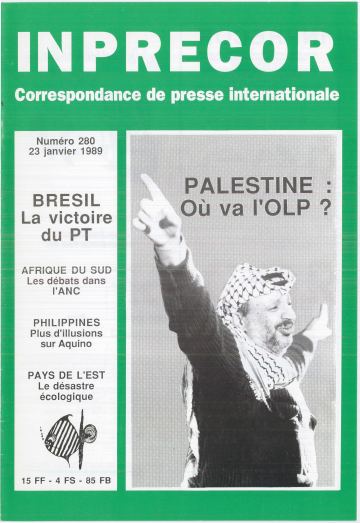 Couverture, Inprecor n° 280