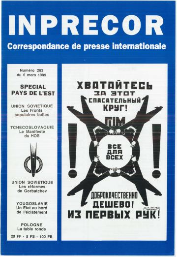 Couverture, Inprecor n° 283
