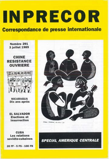 Couverture, Inprecor n° 291