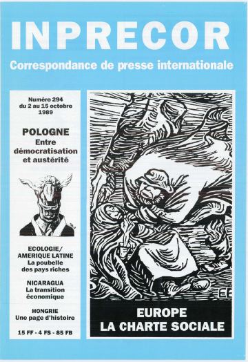 Couverture, Inprecor n° 294