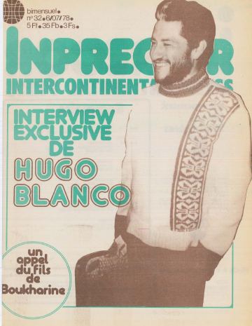 Couverture, Inprecor n° 32