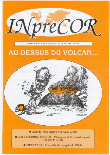 Couverture, Inprecor n° 326