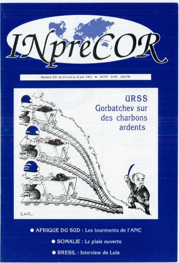Couverture, Inprecor n° 331