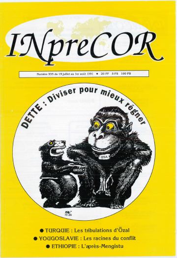 Couverture, Inprecor n° 335