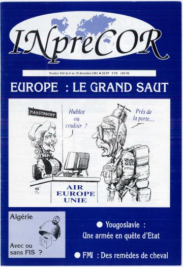 Couverture, Inprecor n° 342