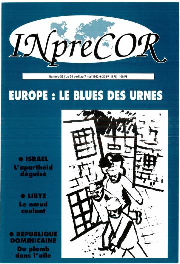 Couverture, Inprecor n° 351