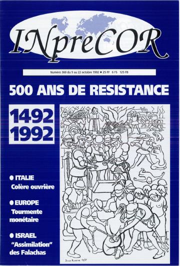 Couverture, Inprecor n° 360