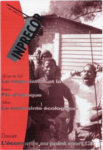 Couverture, Inprecor n° 369