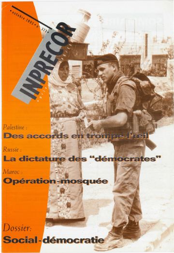 Couverture, Inprecor n° 373