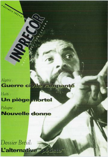 Couverture, Inprecor n° 375