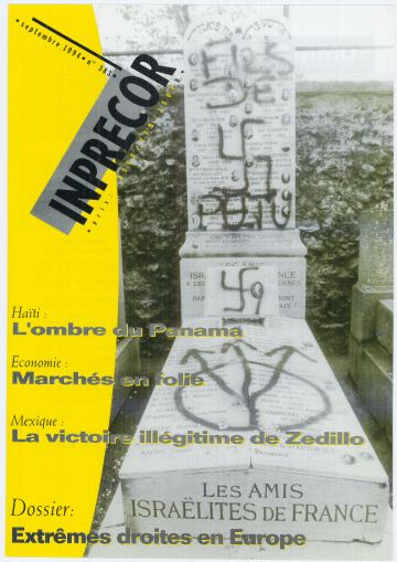 Couverture, Inprecor n° 383