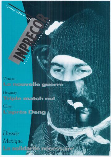 Couverture, Inprecor n° 387