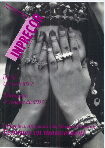 Couverture, Inprecor n° 400