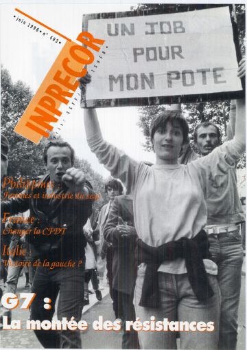 Couverture, Inprecor n° 403