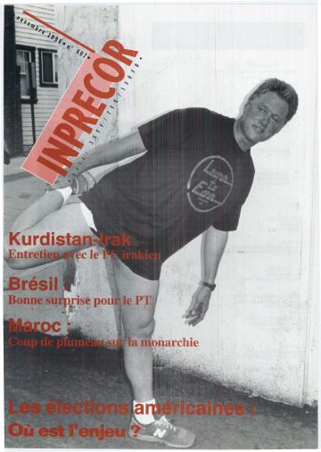 Couverture, Inprecor n° 407