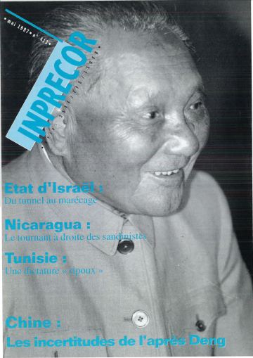 Couverture, Inprecor n° 413