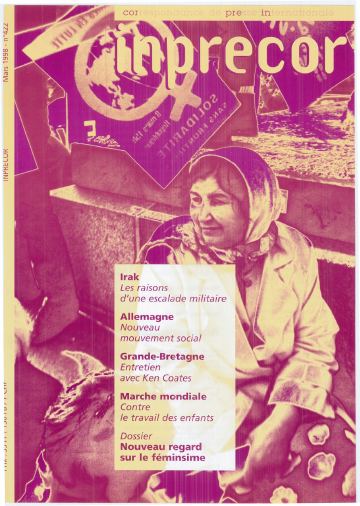 Couverture, Inprecor n° 422