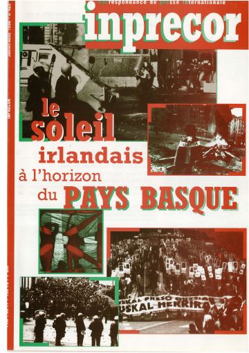 Couverture, Inprecor n° 426