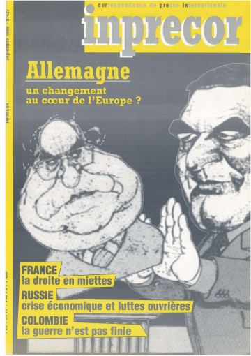 Couverture, Inprecor n° 427