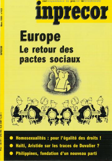 Couverture, Inprecor n° 433