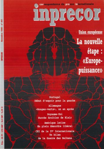 Couverture, Inprecor n° 441