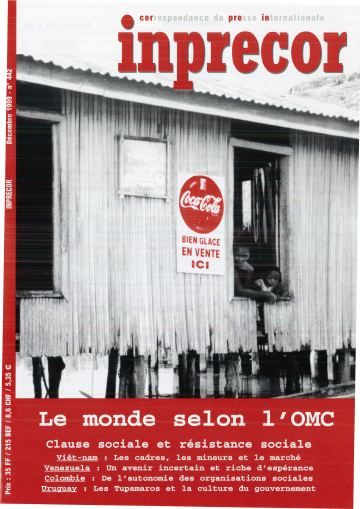 Couverture, Inprecor n° 442