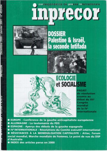 Couverture, Inprecor n° 453-454