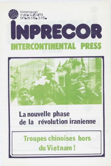 Couverture, Inprecor n° 46