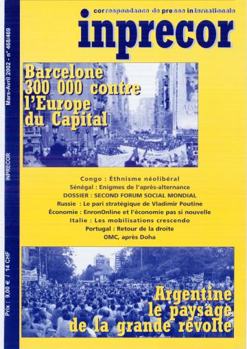 Couverture, Inprecor n° 468-469
