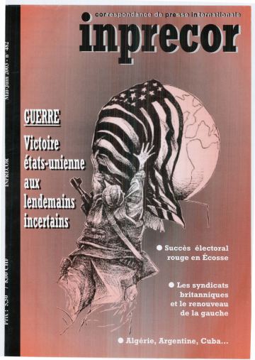 Couverture, Inprecor n° 482